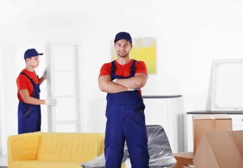 Removal team preparing a local home move in Crystal Palace