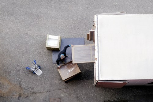 Moving day checklist and neatly labelled boxes for a house removal