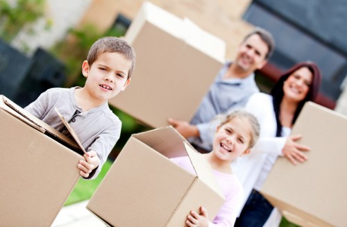 Careful box labelling and wrapping during a Crystal Palace move