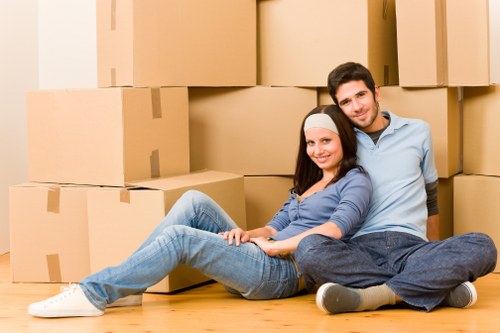 Removal van for flat and house moves near Crystal Palace