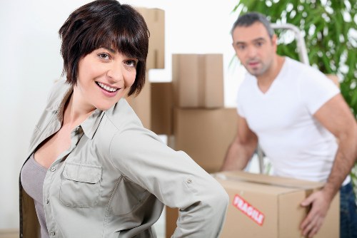 Local removals crew handling access challenges for a Crystal Palace business move
