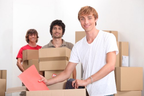 Packing and loading fragile items for a Crystal Palace move